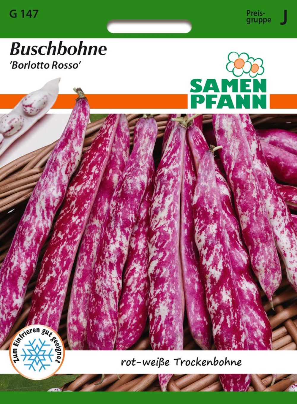 Exotic Seeds - Borlotto Rosso, Buschbohne, 30 Samen - Foto 6