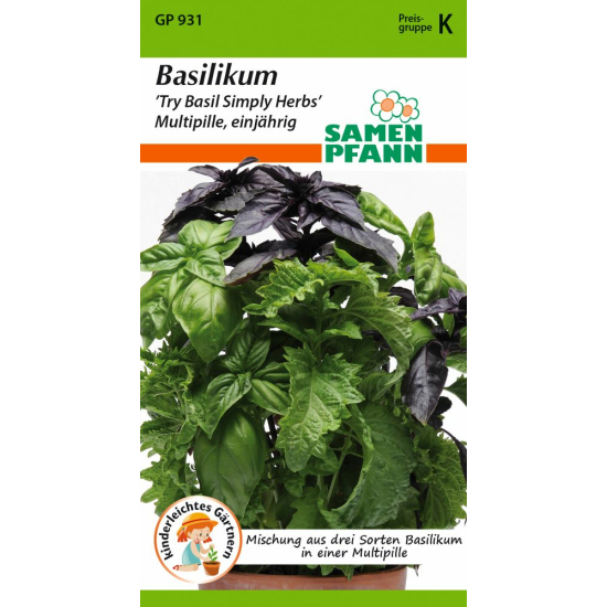 Basilikum Try Basil Simply Herbs (Multipille)